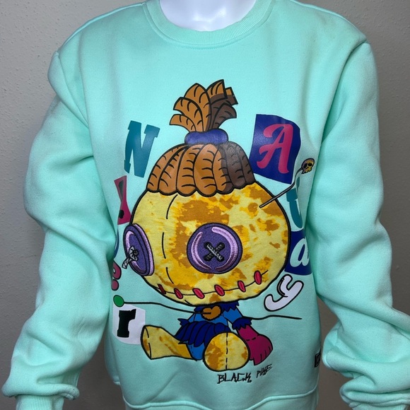 Black pike Graphic Mint Sweatshirt - Picture 1 of 4